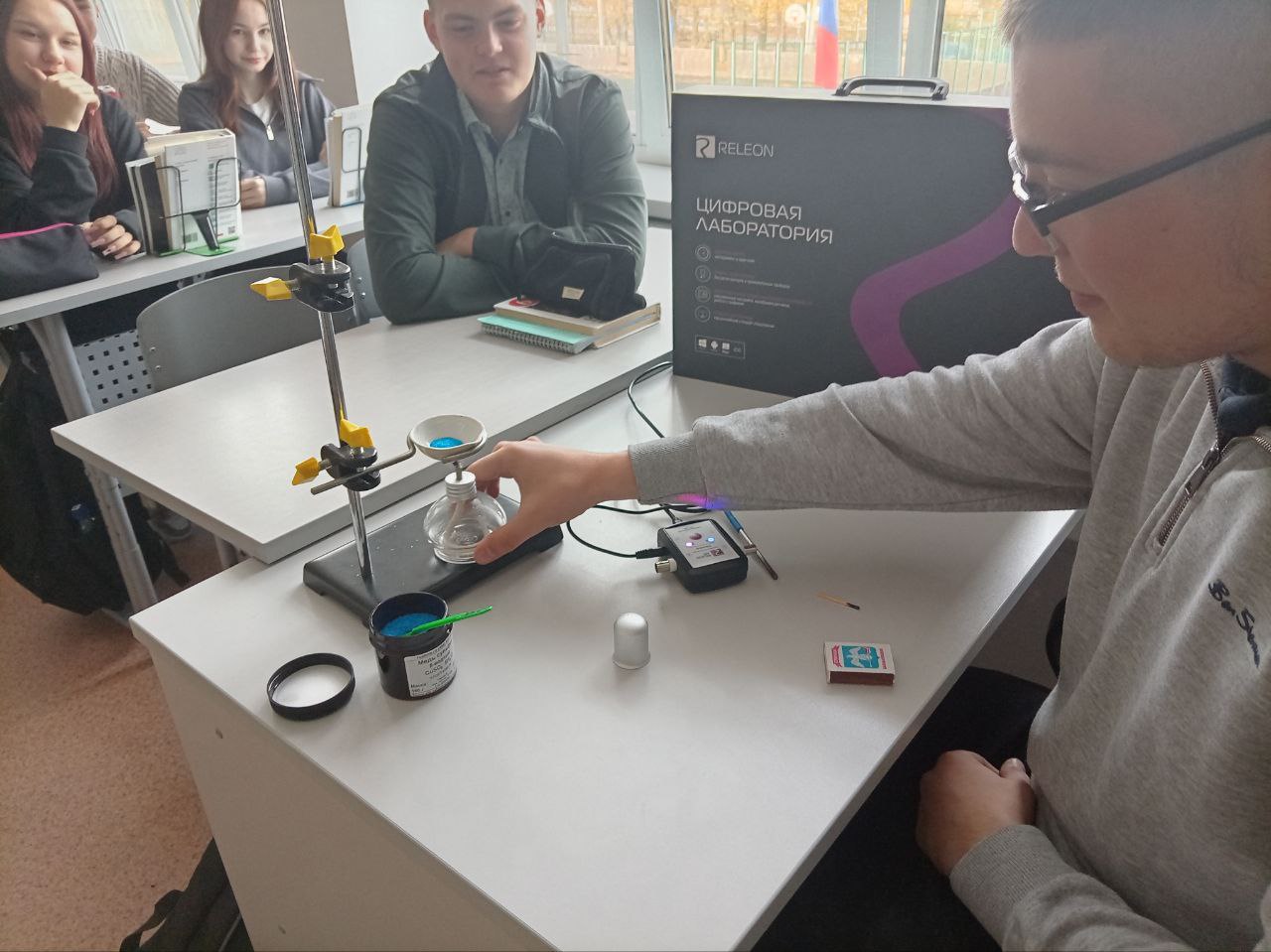 демонстрационный эксперимент «Дегидратация солей» эксперимент Дегидратация солей 1